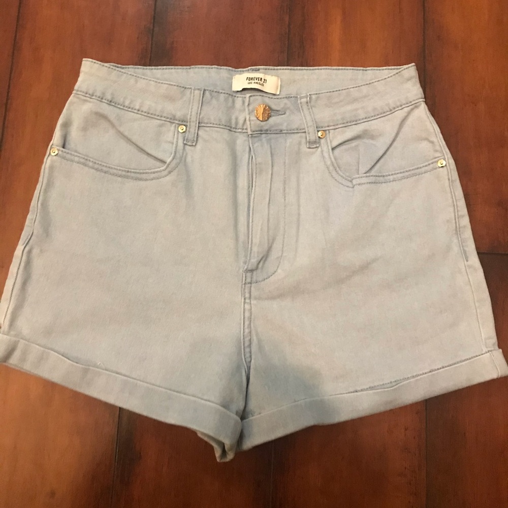 High waisted Jean shorts